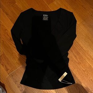 OGL Black V-Neck Blouse